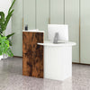 White Reception Desk Front Counter Desk w/ Drawer