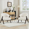 🔥Mid Century Modern Armchair Vintage Style Danish Upholstered Seat Accent Chair