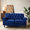 Dusk Hebden Royal Blue Velvet 2 Seater Sofa RRP £690