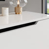 160cm High Gloss White Floating TV Stand Unit Cabinet Wall Mounted Storage Door