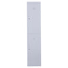 1.8m Locker Office Cabinet Storage Cold Rolled Steel w/ Storage Shelves Grey