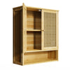 2 Doors Wall Cabinet Home Storage Floating Cupboard Kitchen Storage Hanging Unit