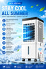 15L Portable Evaporative Air Cooler Cooling Fan Humidifier Remote 3 Speed UK