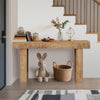 160 cm Long Console Table for Entryway,Narrow Sofa Table for Hallway Living Room