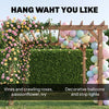 3 x 3 m Wooden Pergola, Garden Pergola Gazebo Grape Trellis, Maple Wood-effect