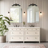 60x90cm Arched Wall Mirror Vintage Wood Bathroom HD Vanity Mirror Over Fireplace