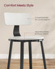 Tall Bar Stools, Bar Chairs with Backrest，1 set for 2 pieces，LBC026B02V1