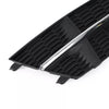 1 Pair Black Front Bumper Fog Light Cover Grilles For A6 C7 S-Line 2018