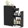 Bathroom Storage Organizer Compact Floor Cabinet