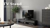 Floating TV Unit Stand, Wall Mount TV Cabinet with Storage LED Lights