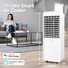Smart 10L Digital Air Cooler | Portable AC, 3 Fan Speeds, Timer, Humidifier