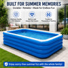 Inflatable Swimming Pool Foldable Portable Family Garden Paddling Pool PVC