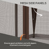 3x3(m) Easy Pop Up Gazebo with 1-Button Push and Mosquito Netting
