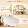 Freestanding Display Storage Organizer Arched Bookshelf