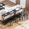 Slim Console Table with 2 Shelves,Narrow Entryway Table for Living Room, Hallway