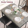 5-Pcs Dining Table Set w/ 4 Upholstered Chairs,Space-Saving Compact Design for 4