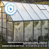 14 Pack 4mm Clear Polycarbonate Roofing Sheets Twinwall Panels Greenhouse Sheet