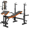 Foldable Dumbbell Bench Weight Training Fitness 7 Incline Adjustable Workout Gym