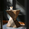 Antique Vintage Concrete Art Deco Occasional Table Side Lamp Table Plant Stand