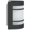 Outdoor Wall Lights 2pcs Black Stainless Steel