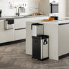32L Triple Recycling Bin for Kitchen, Two 6L Removeable Inner Bins, VonHaus