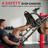 Leg Press Machine with Wheels, Adjustable Leg Extension Squat Machine