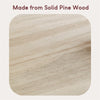 Wood Coffee Table With Storage Drawer Solid Pine Wax Living Room Furniture