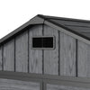 Plastic Sheds Outdoor Garden Shed 8x4FT Wood Grain Utility Tool Storage House