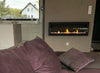 BIOFIREPLACE 1200X400 black structural with glass