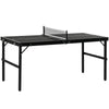 5ft Mini Table Tennis Table, Folding Ping Pong Table with Net