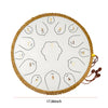 15 Note 13 Inch Drum Rain Drum for Outside Garden Steel Tongue Drum Rain Chime