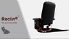 Ergonomic Recliner Sofa Chair PU Leather Armchair Lounger with Footrest, Grey