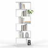 6 Tier Bookcase with Shelf Unit for Storage Bookshelf Display Living Room Office
