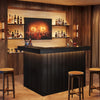 Black L-Shaped Home Unit, 4-Tier Corner Table For Home USE!