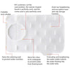 2x Faucet Splash Guard Silicone Sink Water Drip Pad Mat Drying Tray Bath Kitchen