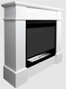 Portal bio fireplace with glass Coliseum Pula
