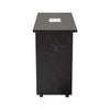 Rolling Table Nail Workstation Drawer Vacuum Marbling Texture Cabinet