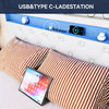 LED OTTOMAN STORAGE PANEL WHITE FABRIC UPHOLSTERED DOUBLE BED FRAME Iwzcvvcjhewl