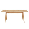 Dusk Heidi Natural Solid Oak 4-8 Seater Extendable Dining Table RRP £449