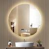 Illuminated Bathroom Mirror with LED Lights Wall Mounted Demister Touch Sensor