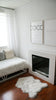 Asne portal bio-fireplace white matt