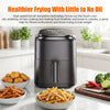 1000W Air Fryer 5 Modes Digital Touch Screen Mini Oven Oil Free DIY 2.5L Baskets