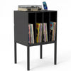 Record Player Stand Turntable Stand with Vinyl Storage Shelves for Living Room