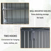 Breeins Metal Garden Shed 8x8ft 10x8ft Tool Shed Extended Shelter & Inside Shelf