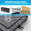2 Tier Dish Drainer Rack Cutlery Holder Plate Rack with Drip Tray Oldjufxesxfgzd