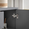 Sideboard Storage Cabinet with Adjustable Shelves, Grey