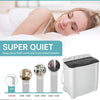 8.5kg Twin Tub Portable Washing Machine Compact Mini Laundry Washer Spin Dryer