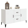 Modern Wooden Sideboard Storage Cabinet Unit With 2 Doors & 2 Drawers Wood Units