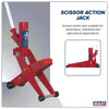 Sealey FJ45 Hydraulic Forklift 4/5Ton Hydraulic Scissor Action Jack/Lift/Tractor