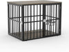 43" Large Dog Crate Furniture with Double Door Pet Cage Pet House Dog Kennel